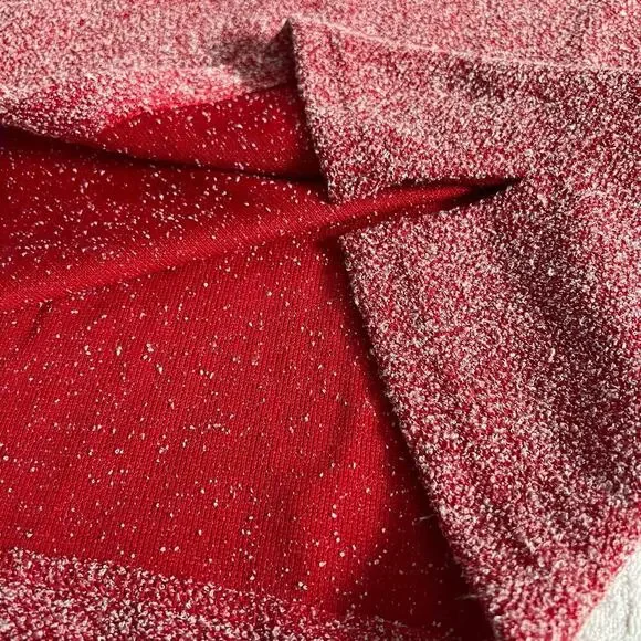 TEDDI Vintage Pullover Sweater Mock Neck Womens Medium 3/4 Zip Long Sleeve - Picture 7 of 9